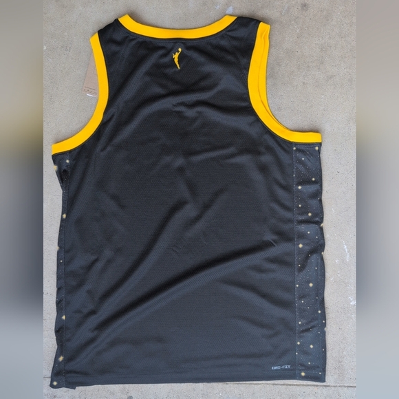 Nike Rebel Addition Black and Yellow Los Angeles Sparks Basketball Jersey Size X - Picture 2 of 4